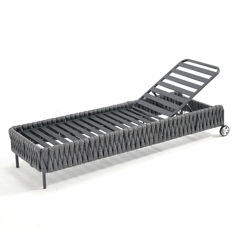 modern outdoor chaise lounger