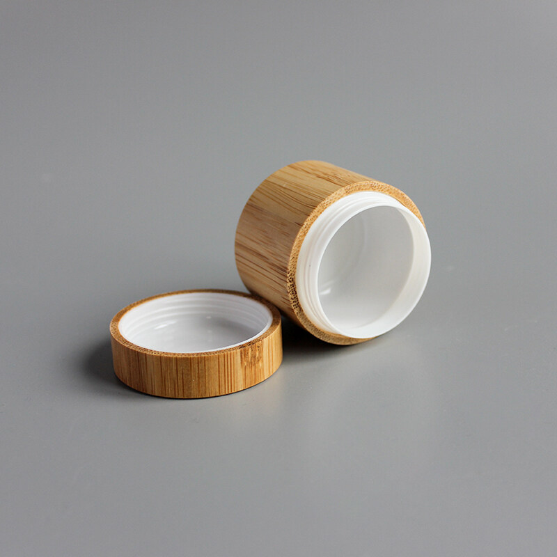 bamboo eco material face cream jar