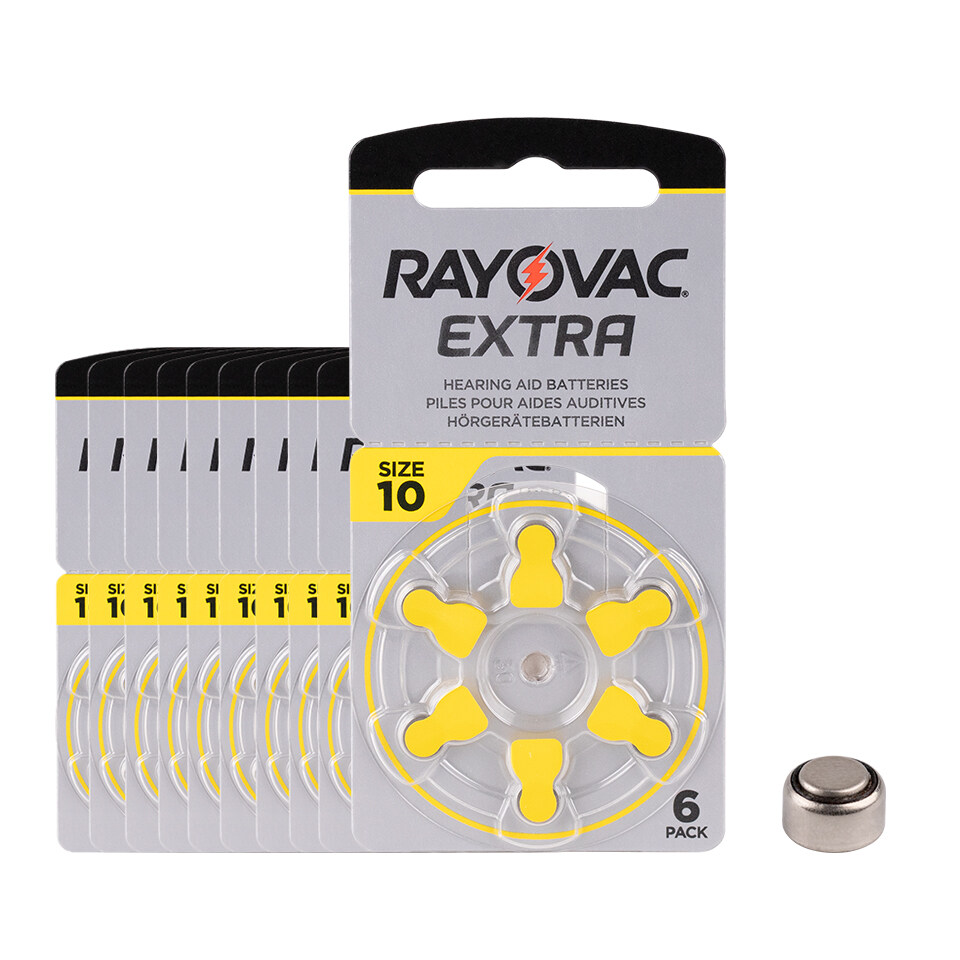 Rayovac Size 10 Zinc Air Hearing Aid Battery For All Type Of Hearing Aid