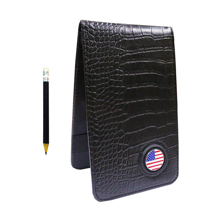 Personalised Genuine Leather Leather Golf Scorecard Holder