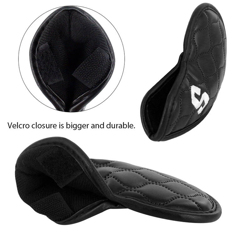 Custom Personalised Black And Yellow Golf Driver Head Covers Wholesale