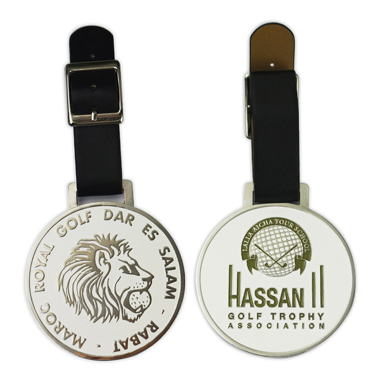 personalized metal golf bag tags, custom golf bag tags metal, custom leather golf bag tags, custom metal disc golf tags, golf bag tags metal