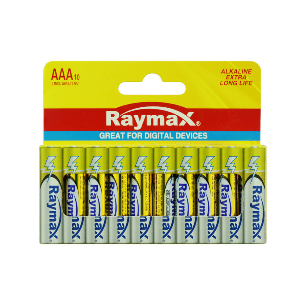 OEM paper package LR03 AAA 1.5V alkaline battery 10pcs-pack