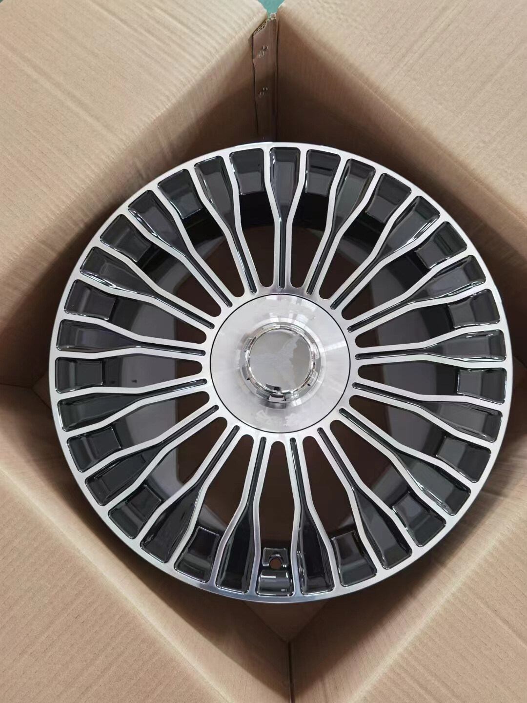 20 inch black Flow Formed Alloy wheel - Car wheel Code FF281