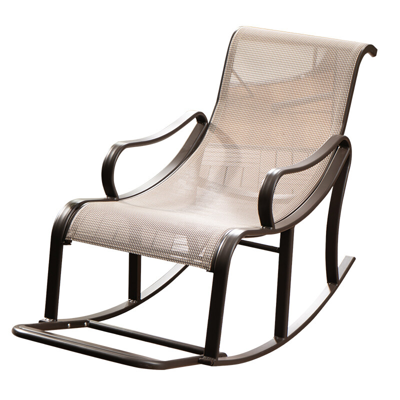 2022 Hot Selling Patio Teslin Luxury Outdoor Furniture Balcony Rocking Chair