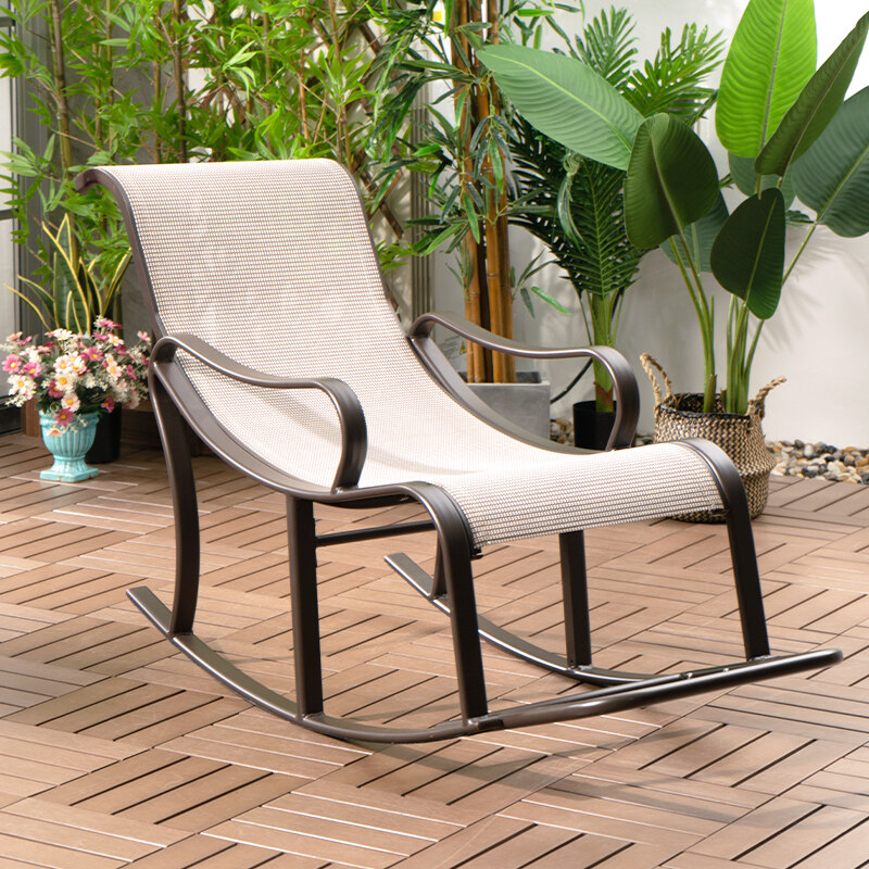 luxury outdoor rocking chair