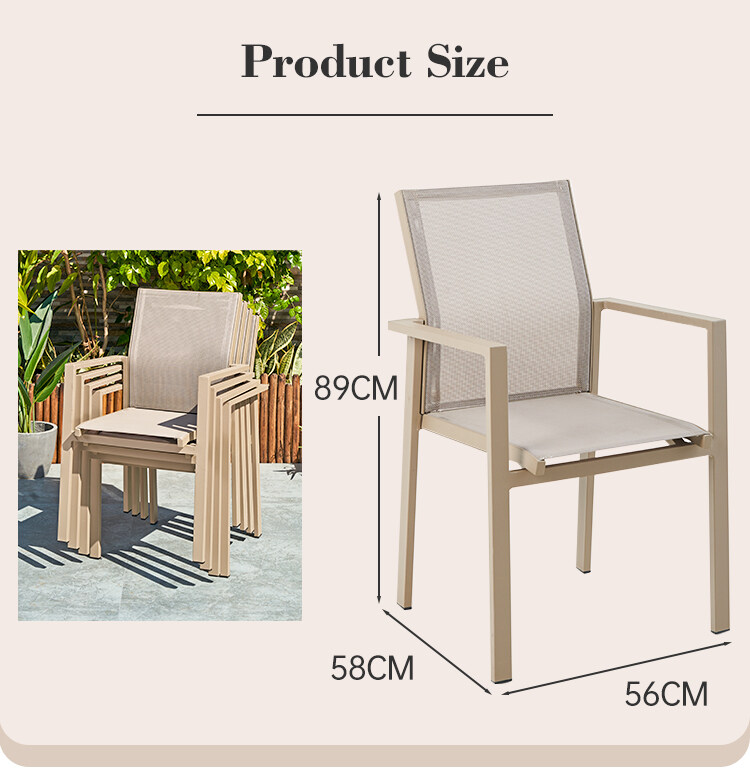 stackable garden armchairs