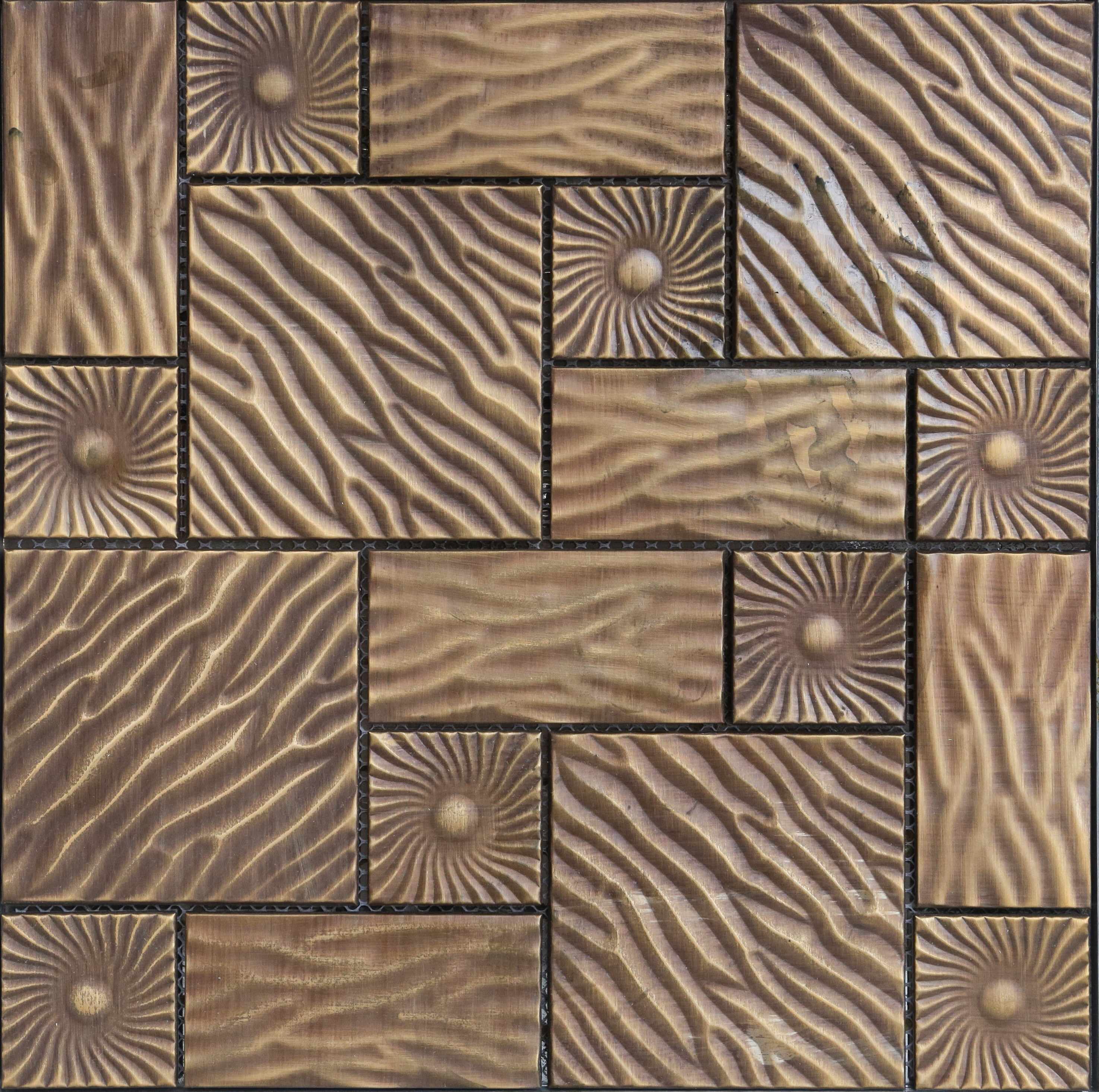 New Original Design Polished Leaf Shaped Mosaic Tiles Wall Flooring Decoration