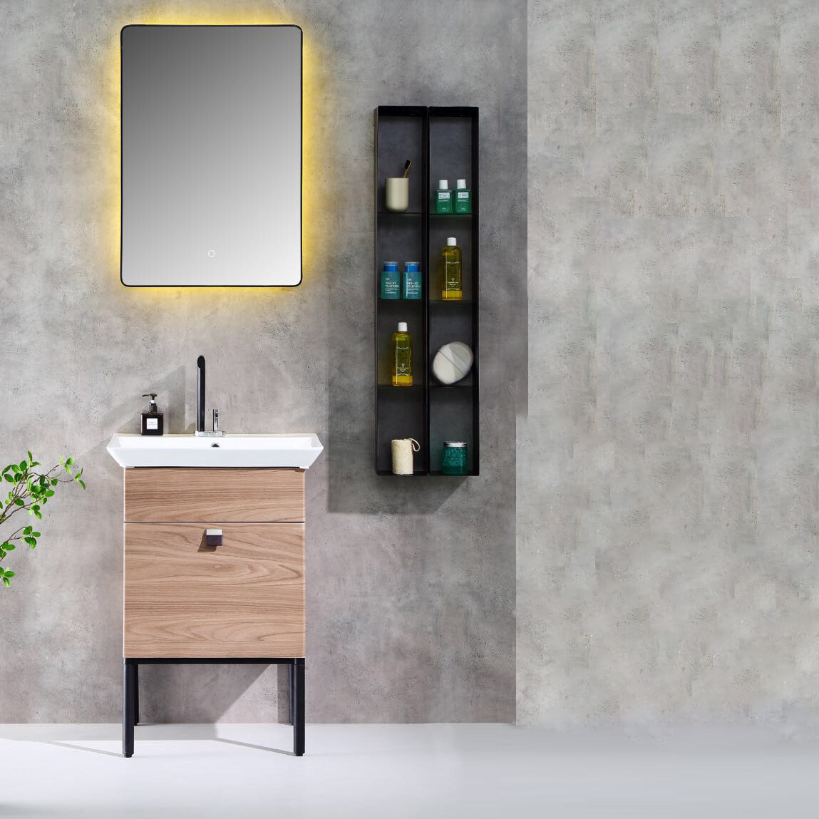 plywood bathroom vanity