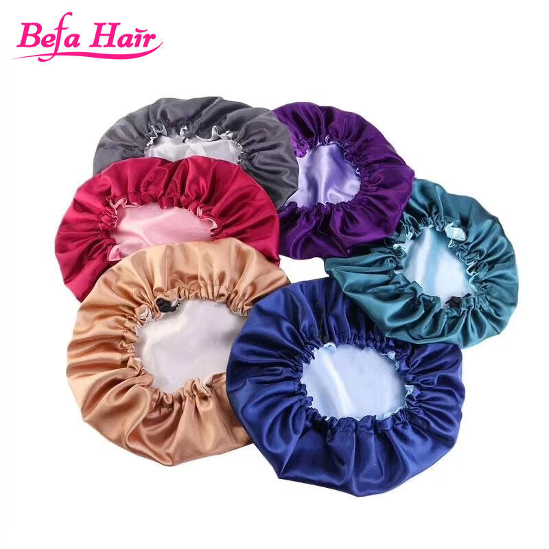 High Quality Double Layer Shower Caps For Women Girls