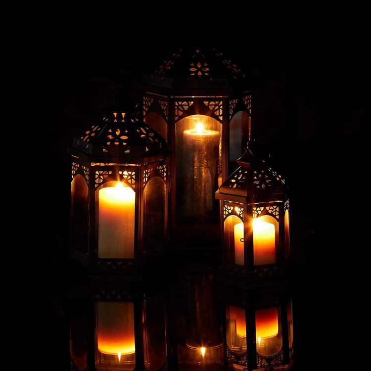 wholesale Black Antique lantern candle holders