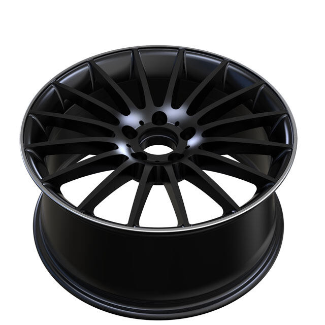 Custom MERCEDES-BENZ black alloy wheels