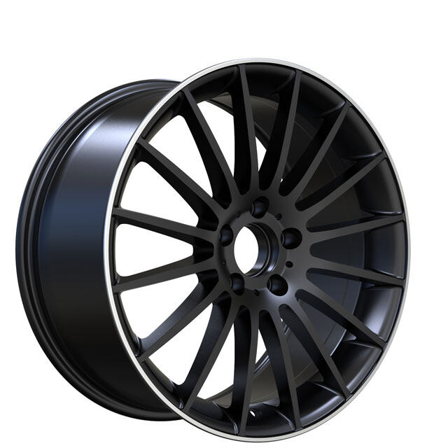 Custom MERCEDES-BENZ black alloy wheels