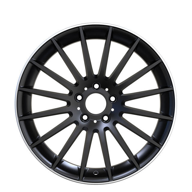 Custom MERCEDES-BENZ black alloy wheels