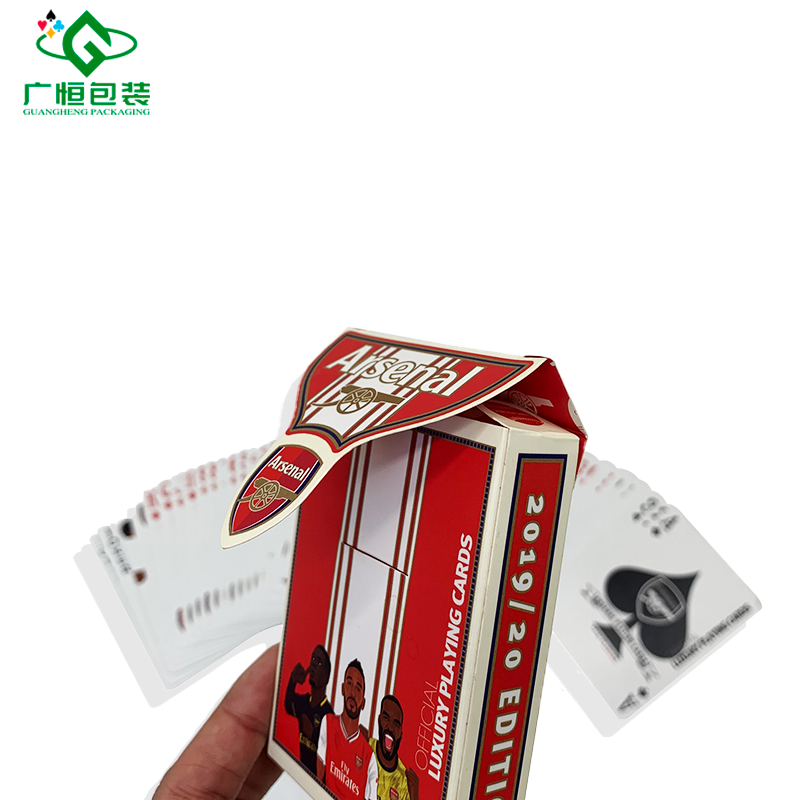Unique Designed Poker Card Tuck Box High Quality Black Core Paper Card Game Playing Cards
