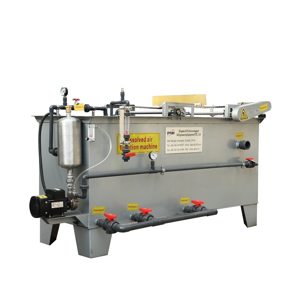 Máquina de flotación por aire disuelto para tratamiento de aguas residuales industriales QDEVU®