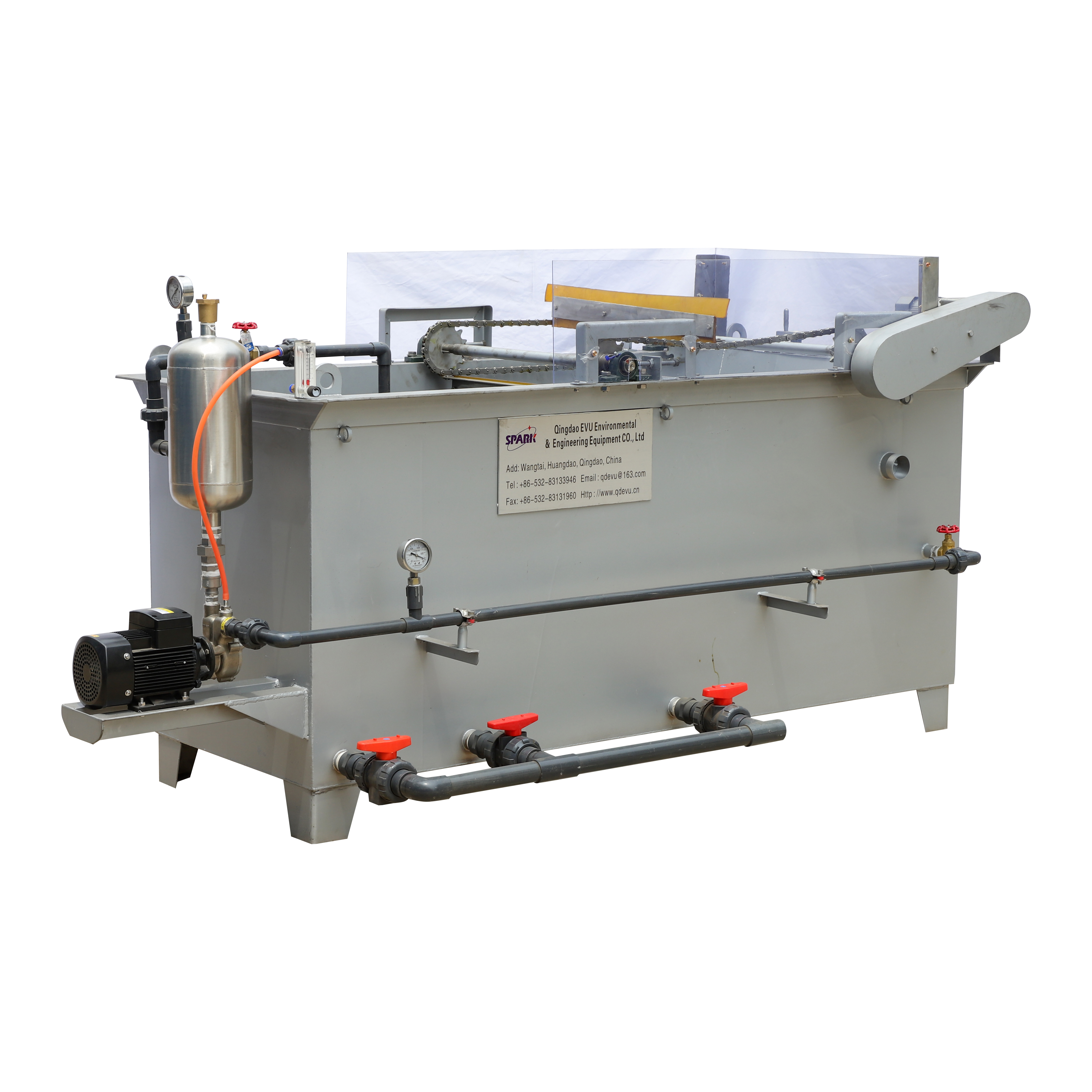 Máquina de flotación por aire disuelto para tratamiento de aguas residuales domésticas QDEVU®