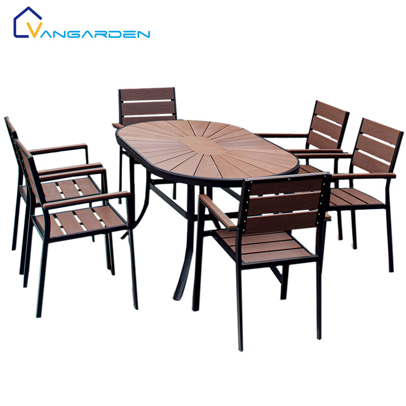 Balcony Wholesale Aluminum Chair And Restaurant Backyard Table Set For Garden