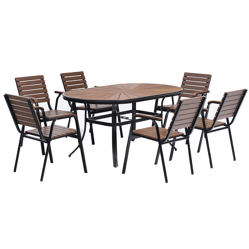 aluminum cafe table and chairs