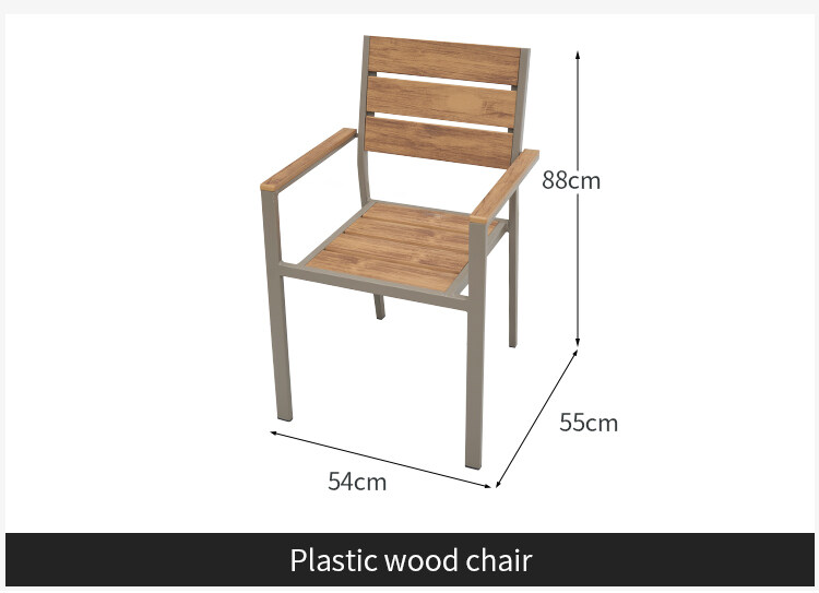 Size of commercial dining table sets