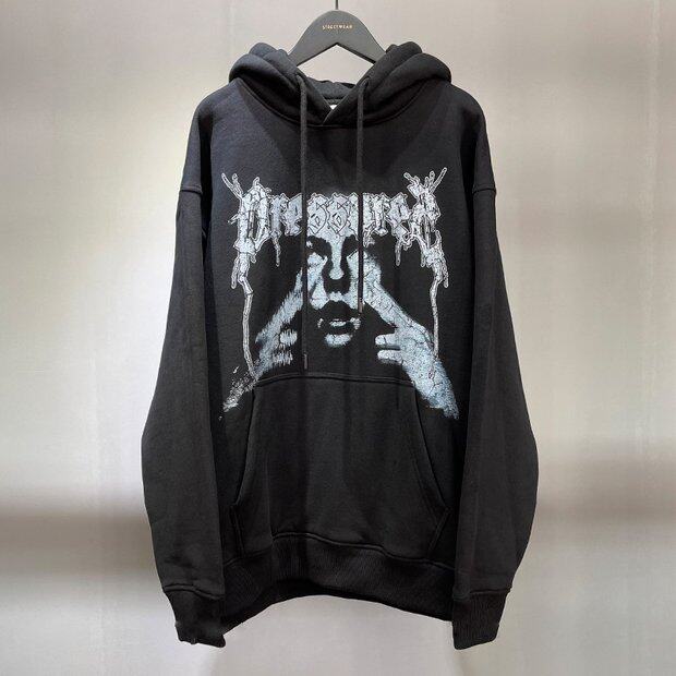 Hot Selling Fleece Dark Death Note Digital Print Men's Hoodie