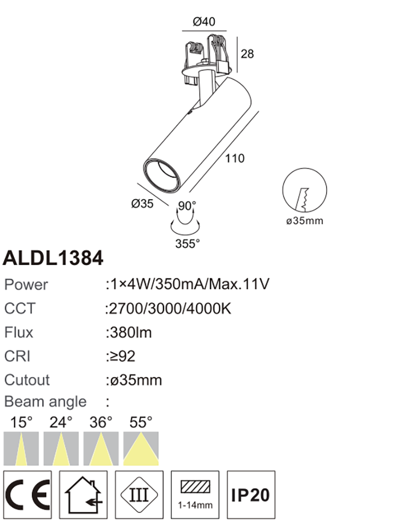 dimmable spotlights