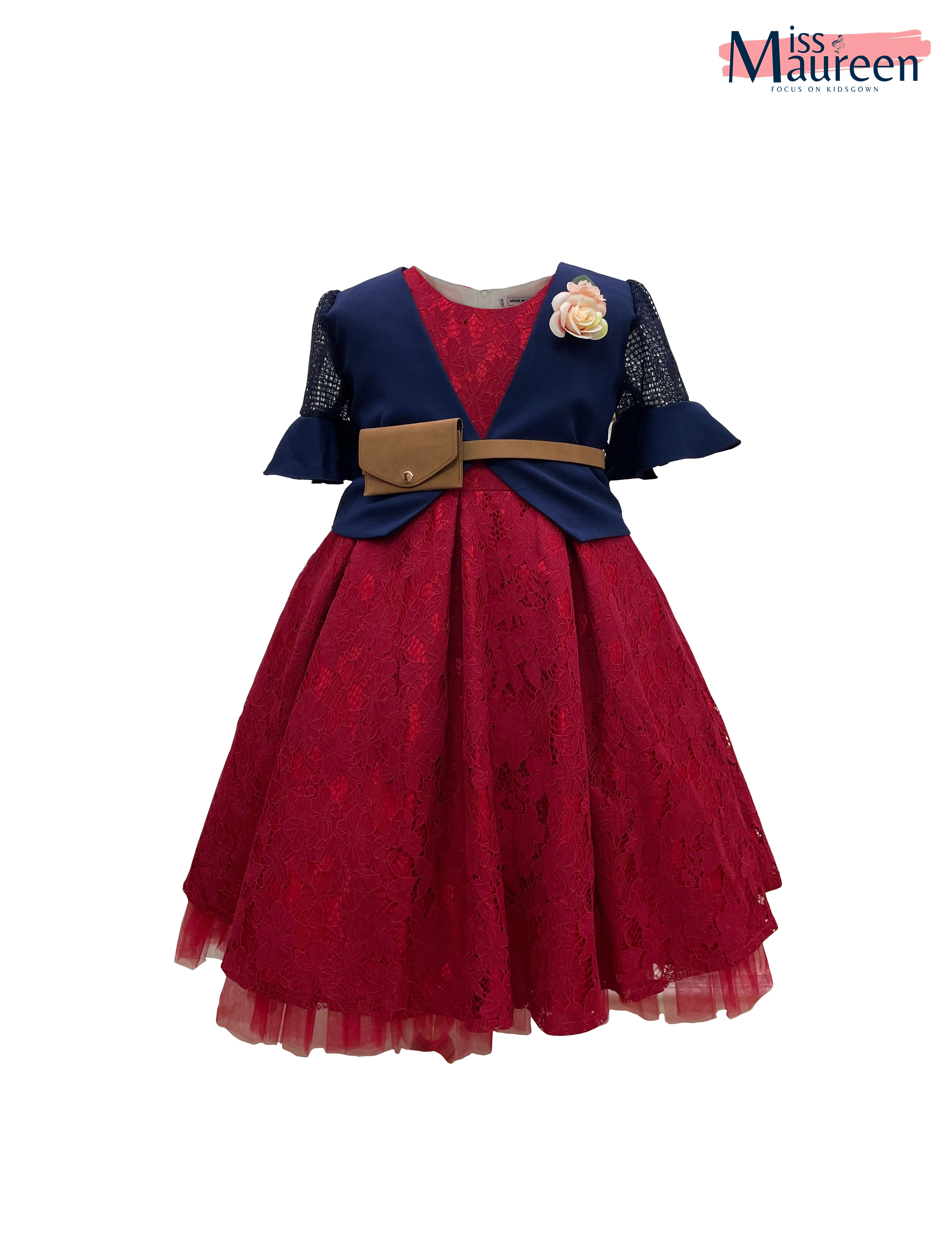 Georgette Kids Wear Gown With Jacket at Rs 999 in Surat | ID: 2851014137230