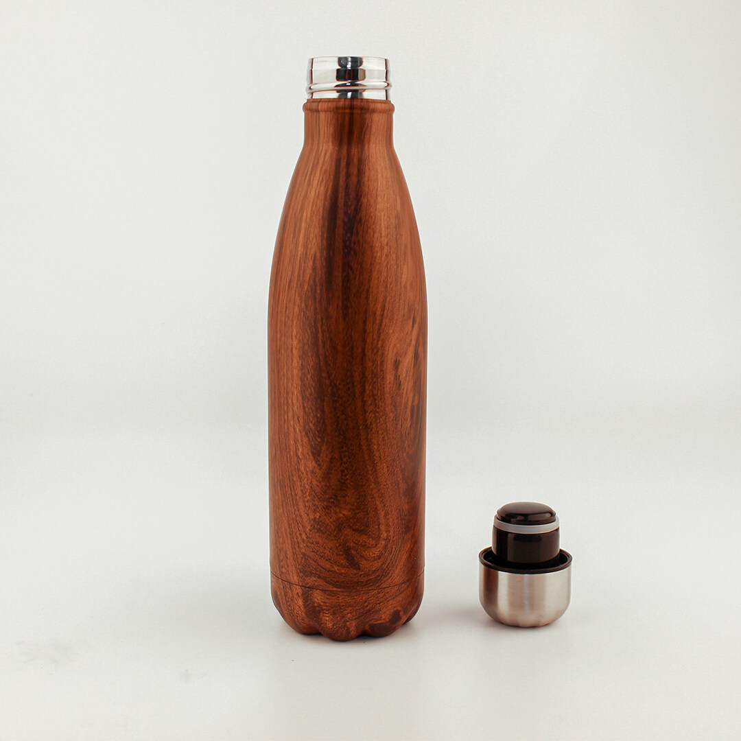 stainless steel bottle; wood grain bottle; promotional gifts