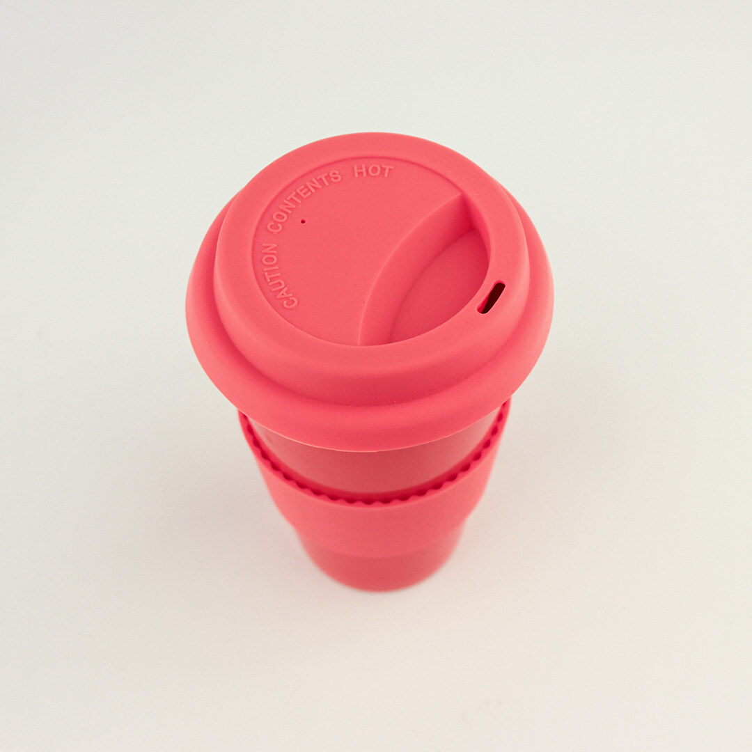 red ceramic water cup; promotional gifts; recycled material