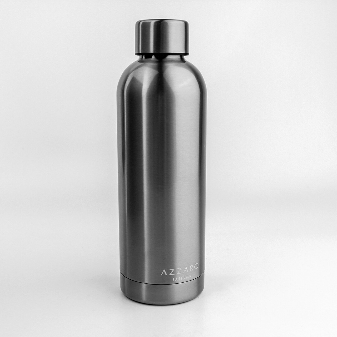 Stainless steel water bottle for Azzaro
