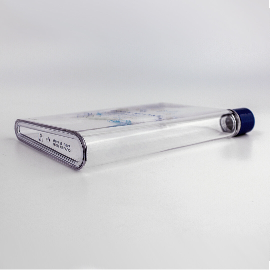 rectangular plastic water bottle; promotional gifts