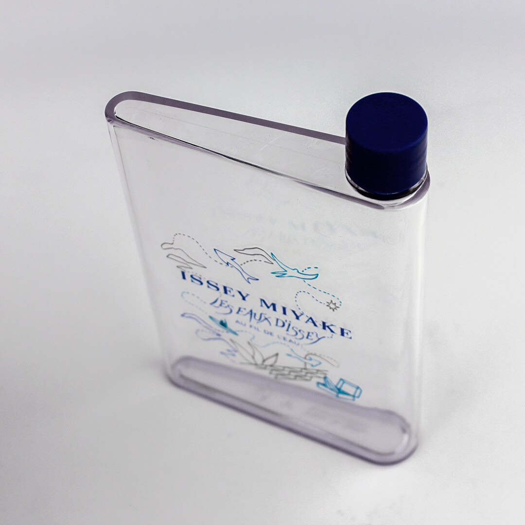 rectangular plastic water bottle; promotional gifts