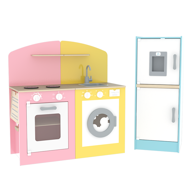 Kitchen Oven Pretend Play Set Wooden Child Food Kids Role Playing Kitchen play set Toy