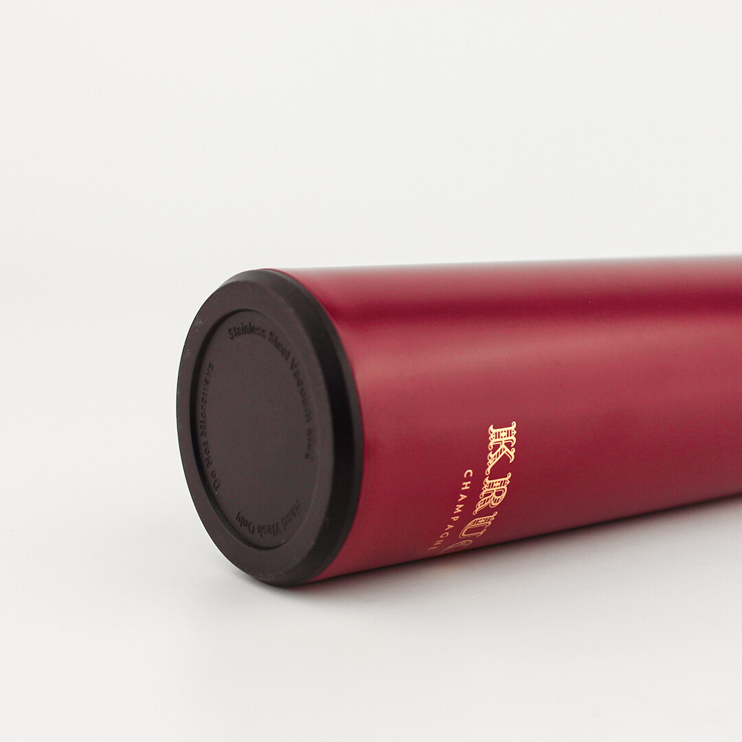 Red stainless steel water bottle; LVMH audited; luxery gifts