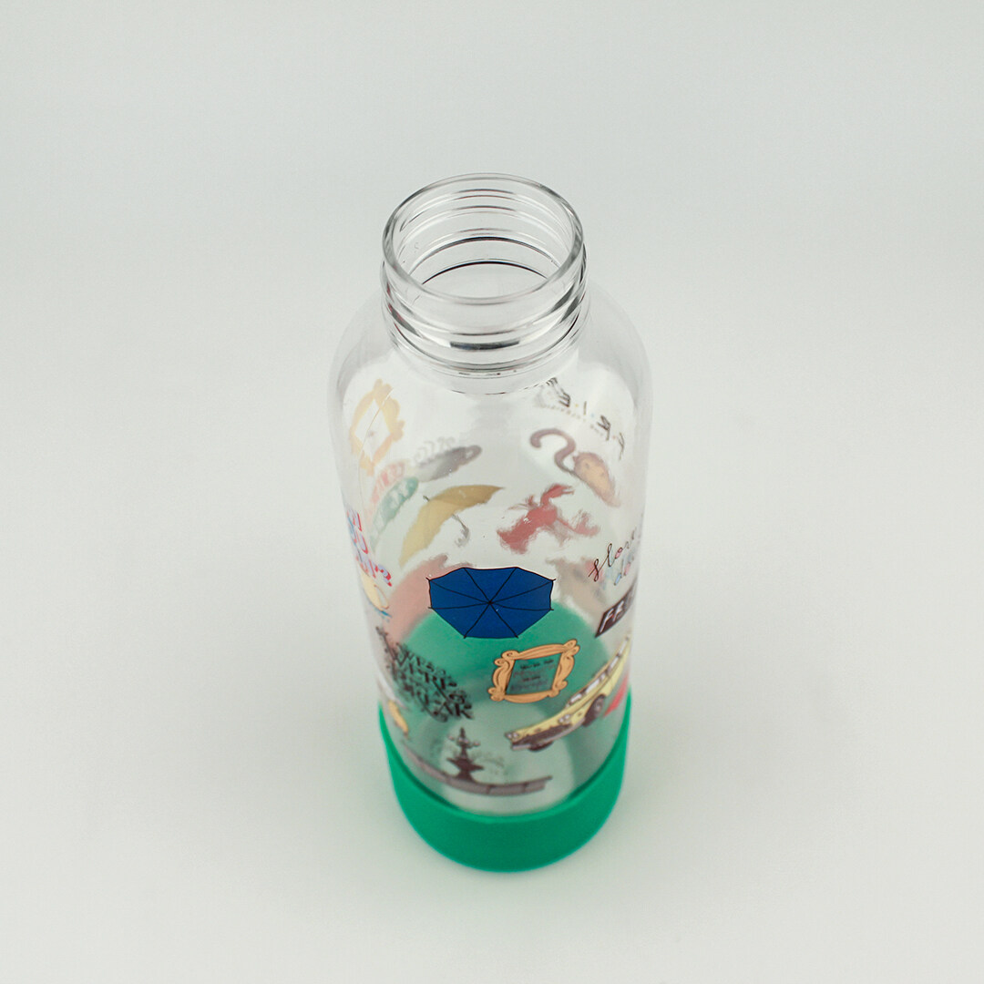color patterned glass water bottle; promotional gifts; ECO gift