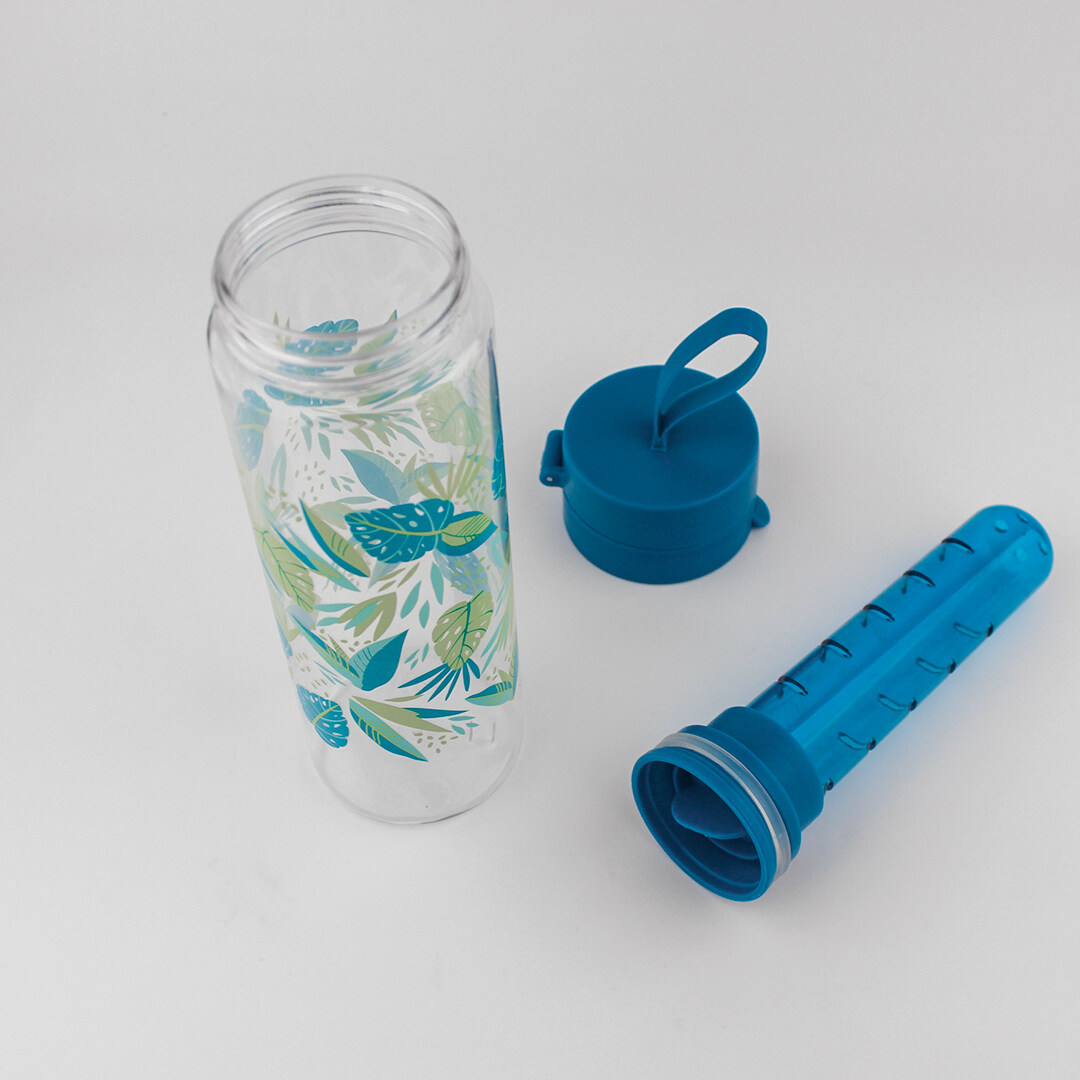 patterned plastic water bottle; promotional gifts