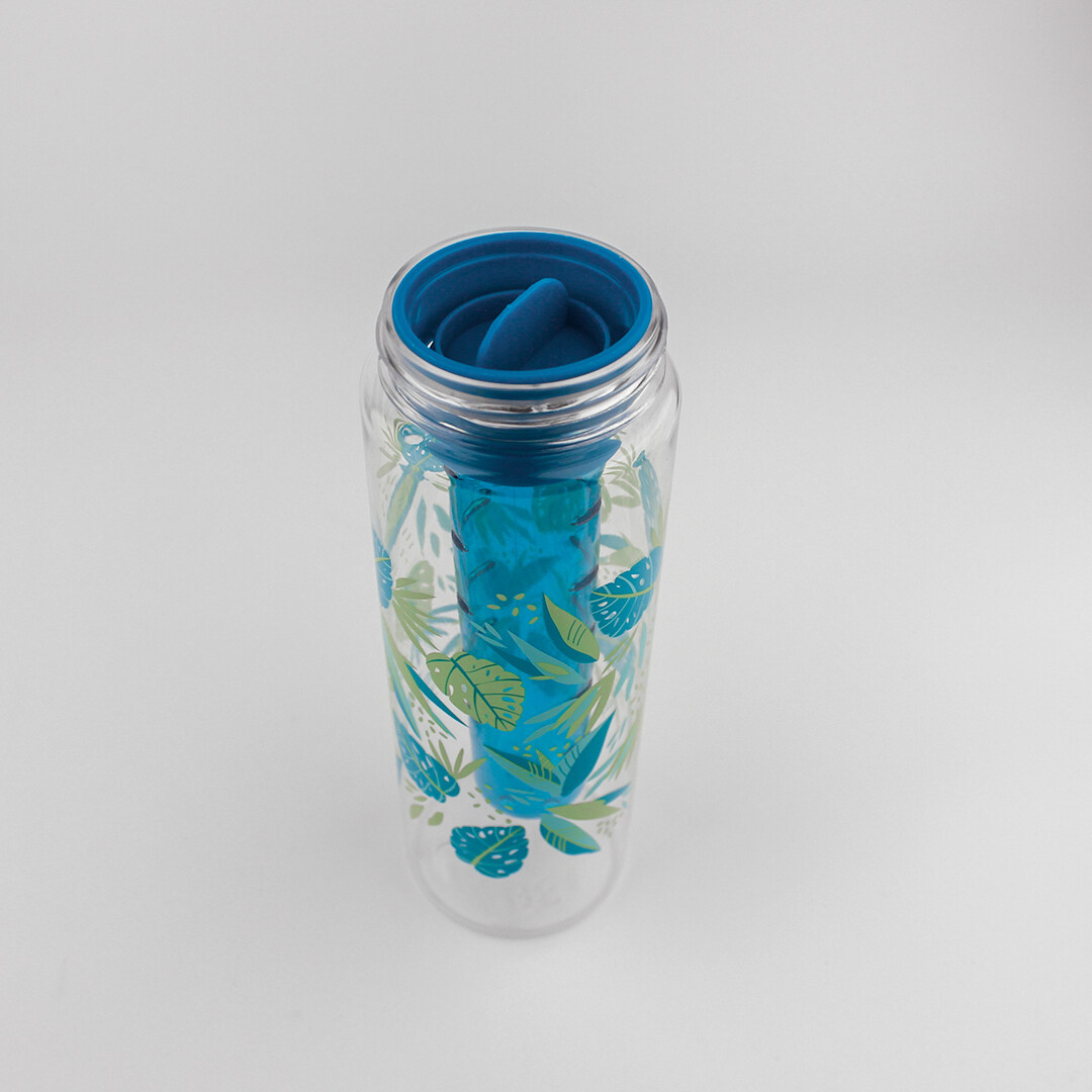patterned plastic water bottle; promotional gifts