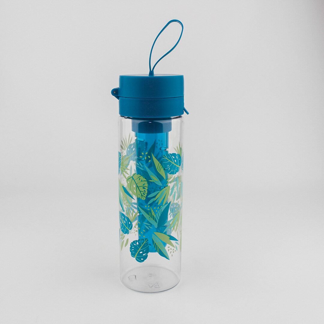 patterned plastic water bottle