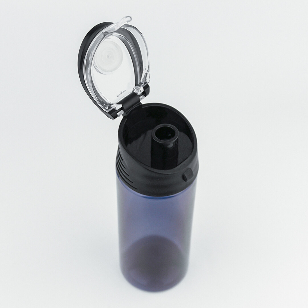 navy blue plastic water bottle; sport water bottle; promotional gifts