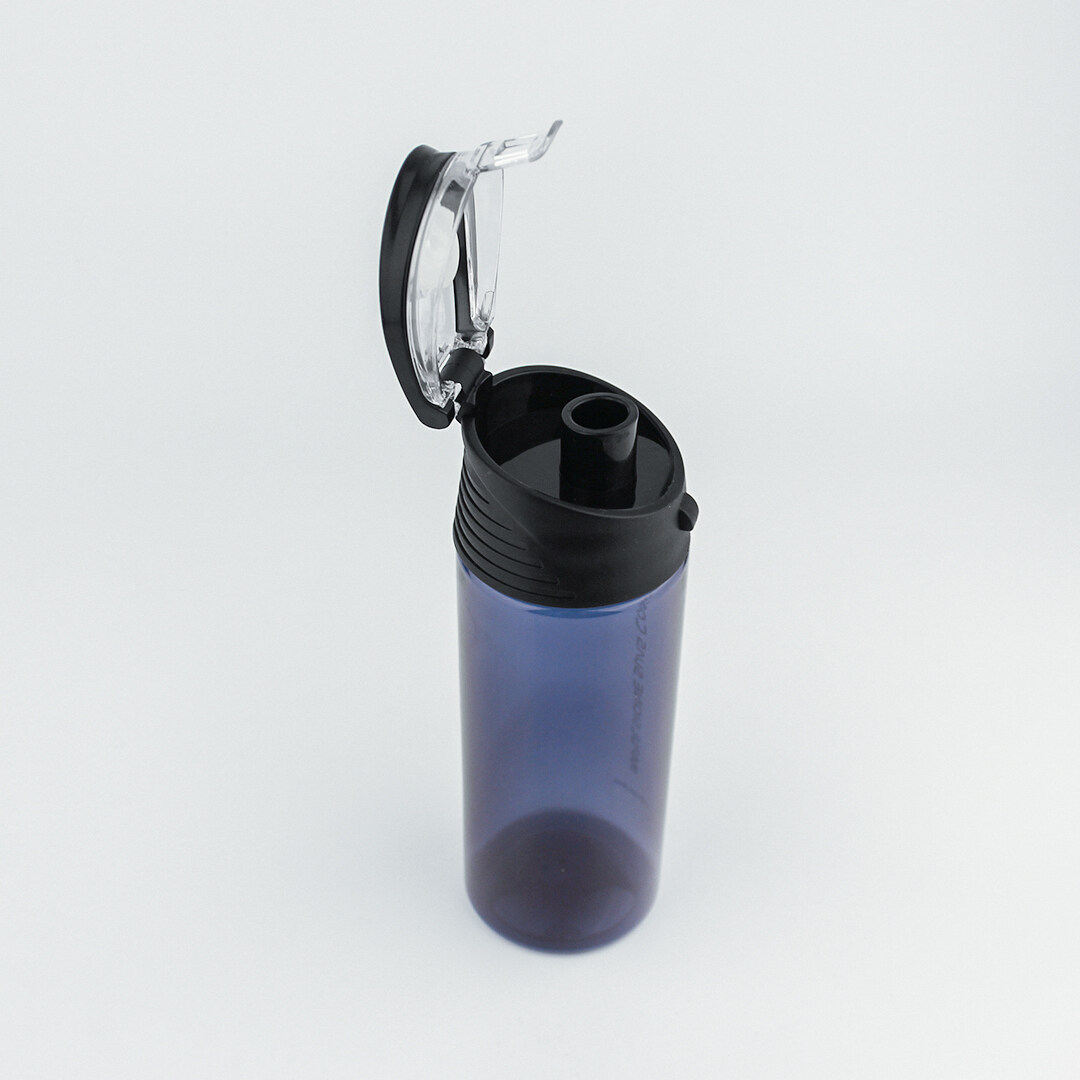 navy blue plastic water bottle; sport water bottle; promotional gifts
