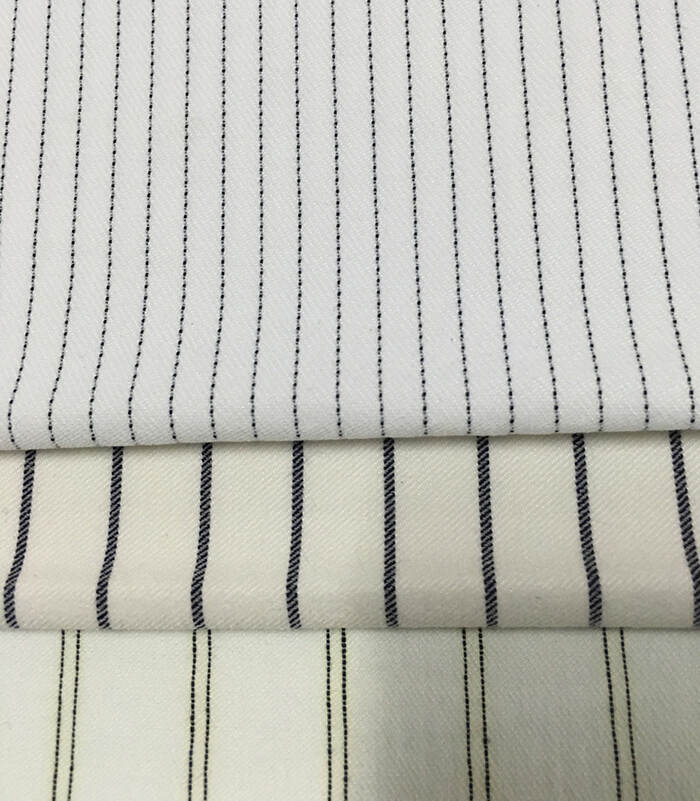 Yarn-dyed striped grosgrain fabric
