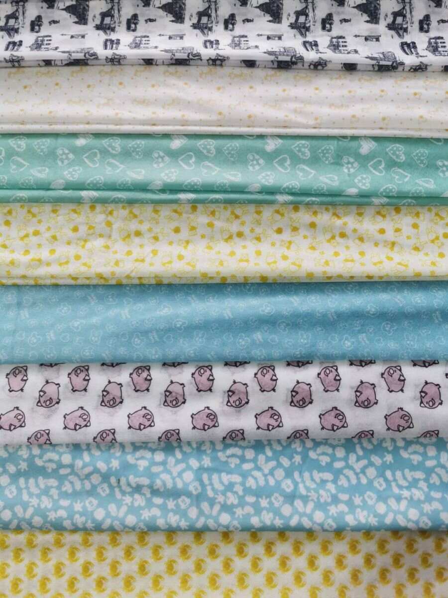 Printed spunlace non-woven fabric
