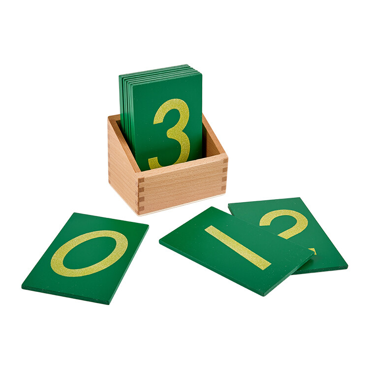 Montessori Wholesale Number  Educational Toy The Wooden Toys Sandpaper Numerals