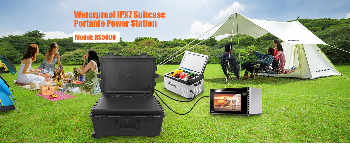 trolley case type portable power station