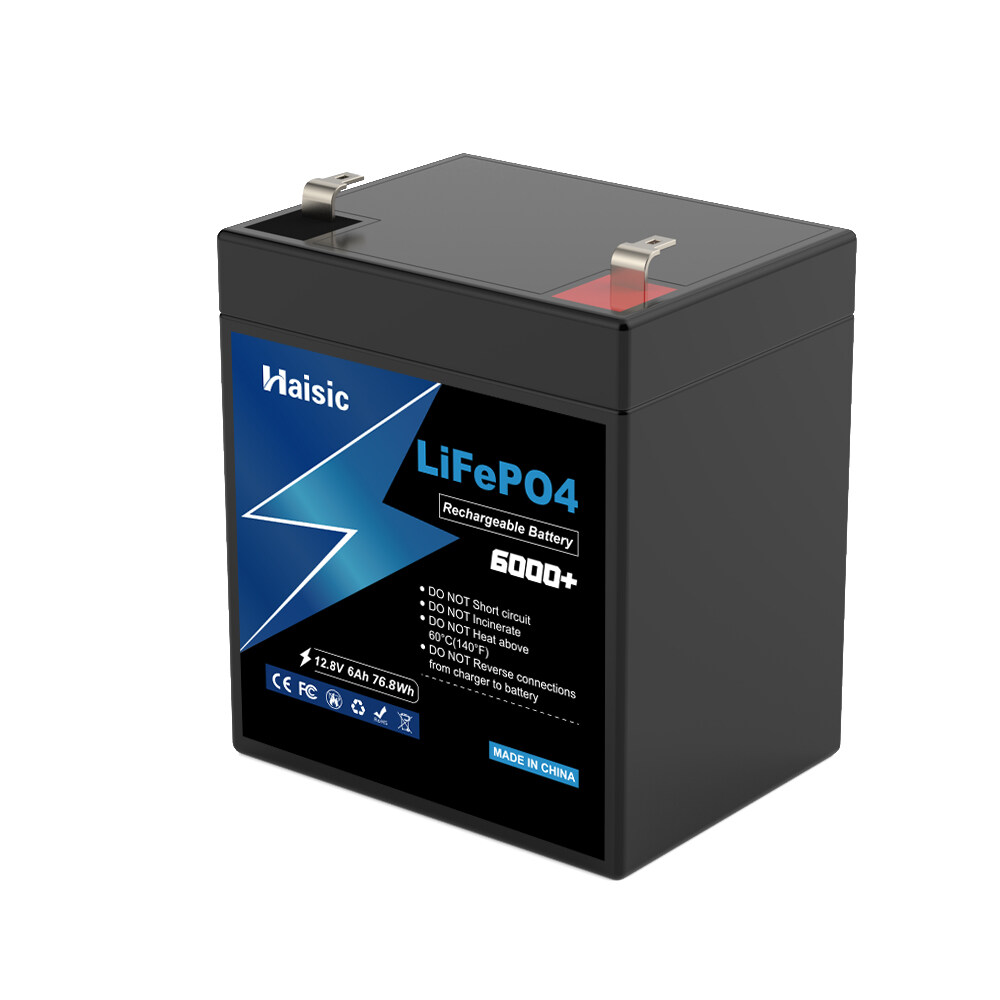 12.8V 76.8Wh LifePO4 battery pack for home power storage by solar