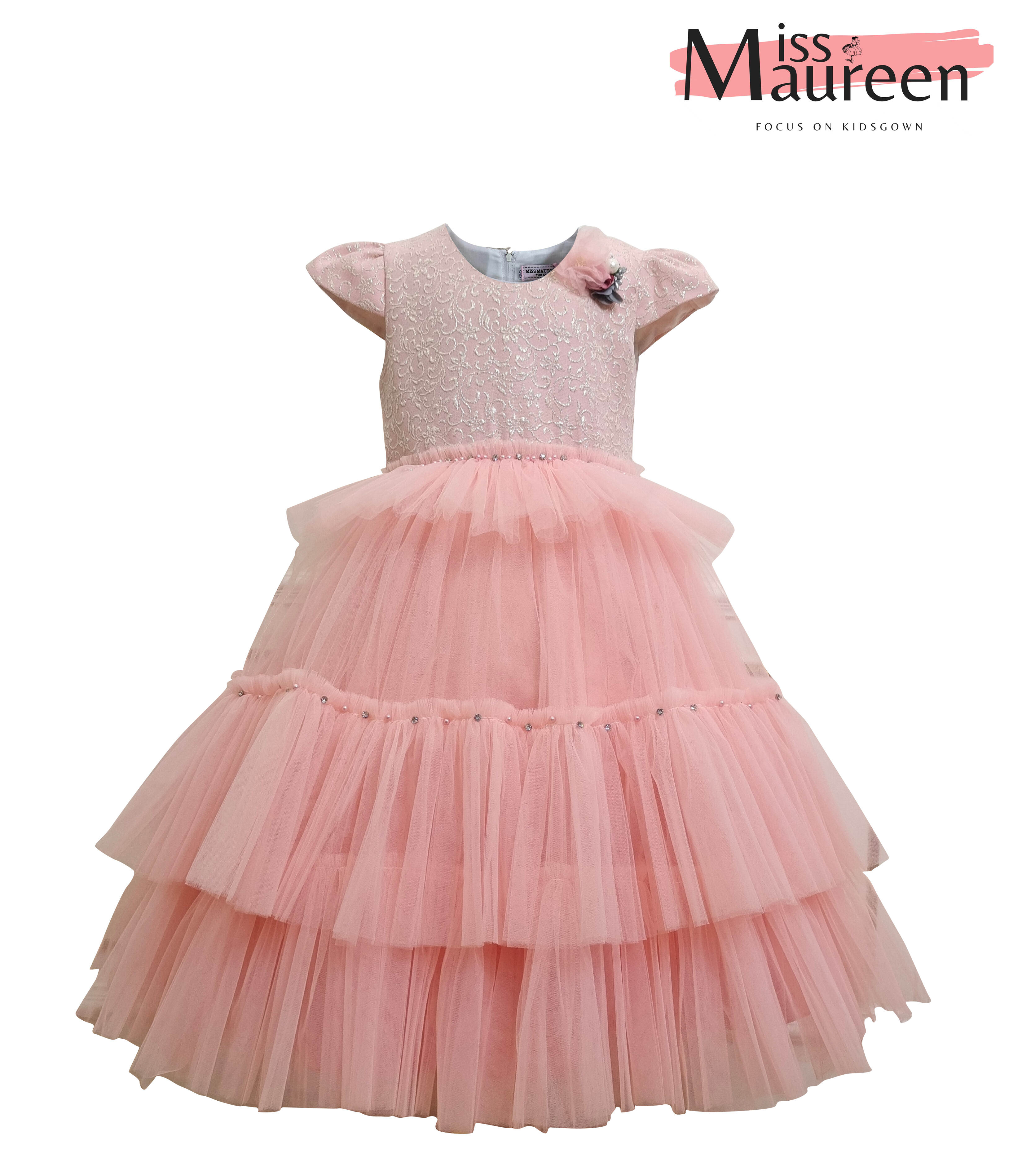 MissMaureen girls elegant high quality ball dress