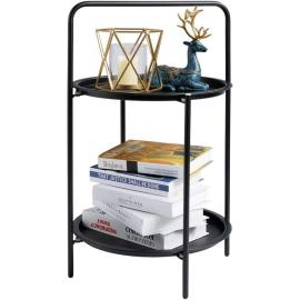 Two-Tier Metal Table Beside Table