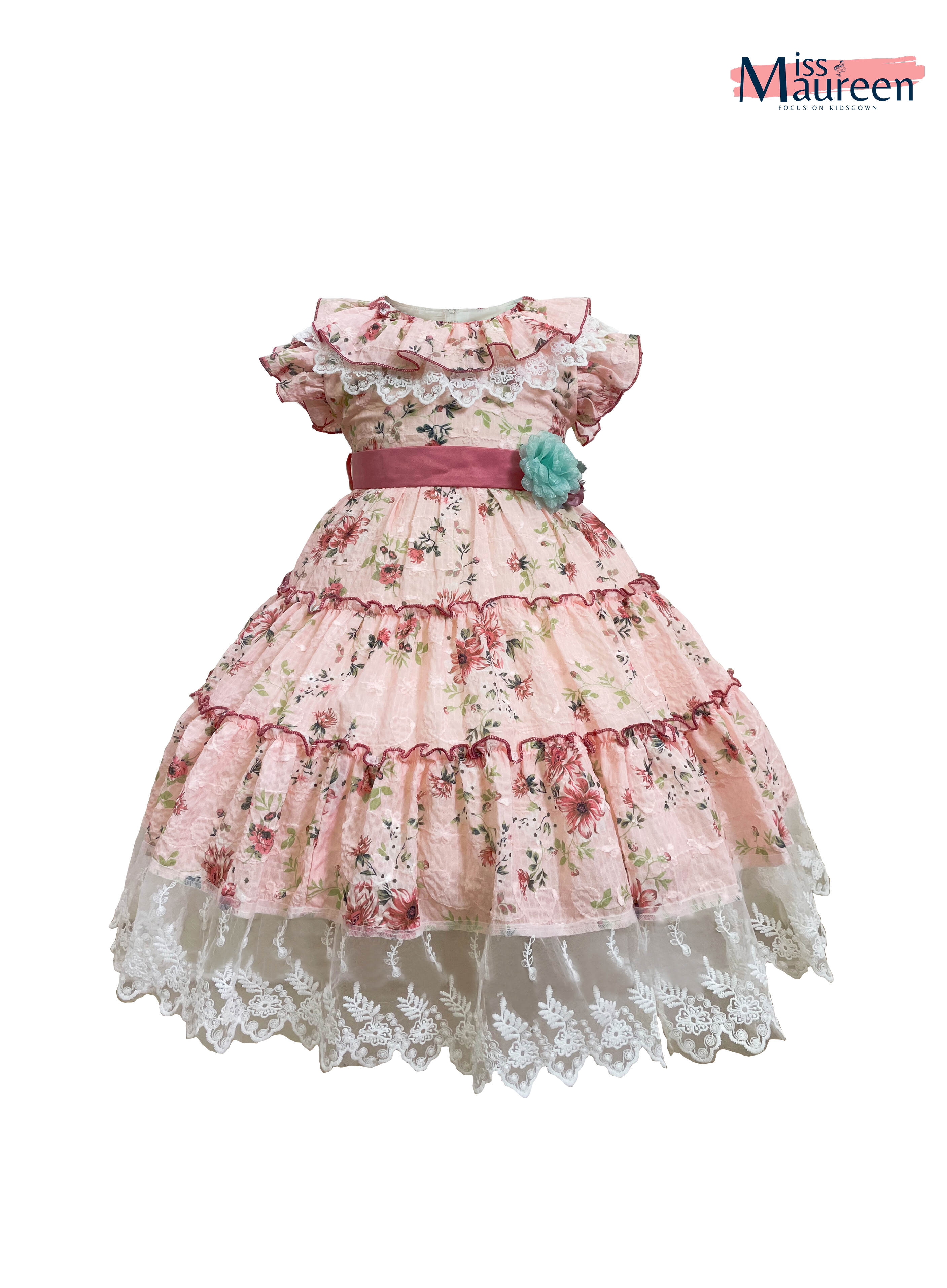 MissMaureen Christmas party dress Floral skirt