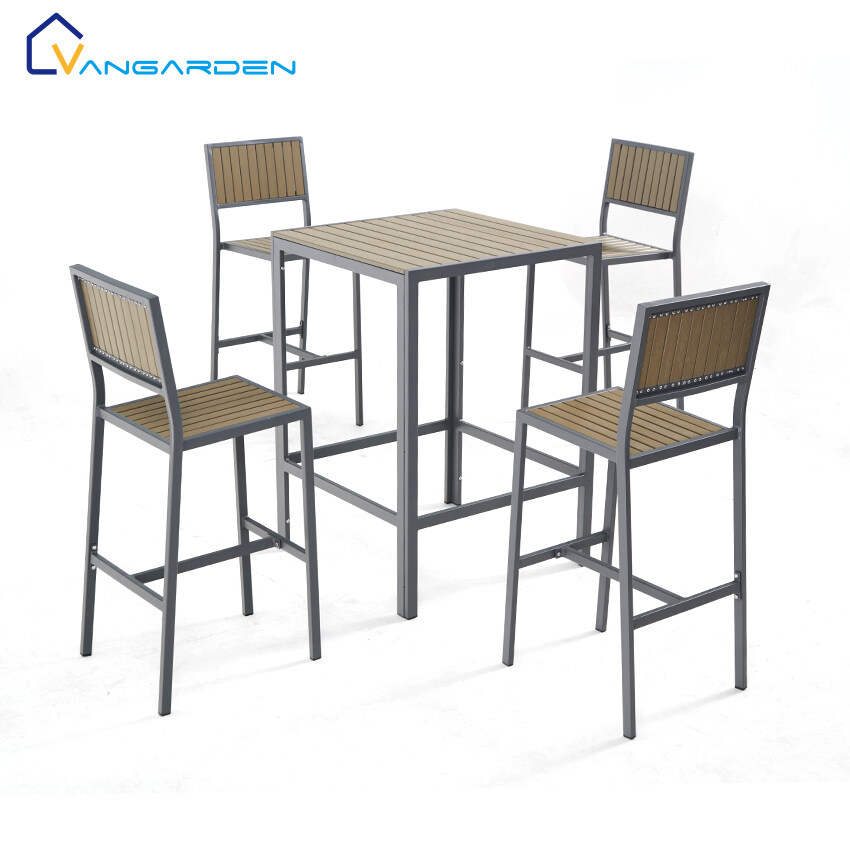 Wholesale Price Modern Garden Bistro Furniture Dinning Cafe Outdoor Table And Chair Set