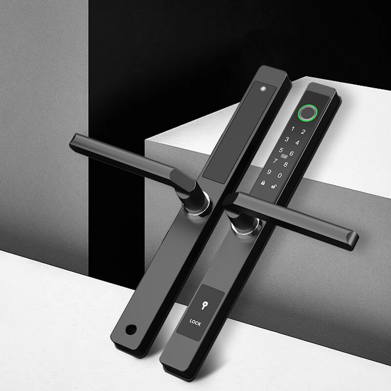 Uzaktan Kilitler Ev Güvenlik Kapısı Şifreli Kilit Otomatik Akıllı Kilitleme Wifi Cep Telefonu Tuya Parmak İzi Kapı Kilidi
